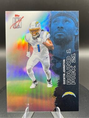 2025 Topps NFL Signature Class Quentin Johnston #31 LA Chargers Refractor